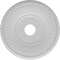 Ekena Millwork Berkshire Thermoformed PVC Ceiling Medallion (Fits Canopies up to 8 3/8"), 19"OD x 3 1/2"ID x 1"P CMP19BE - alternate 4
